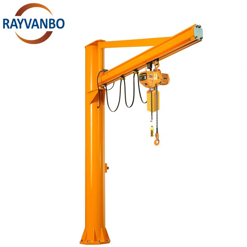 Jib Crane 0.5 Ton 1 Ton 5 Ton 10 Ton Customized Portable Construction Cantilever Crane suppliers